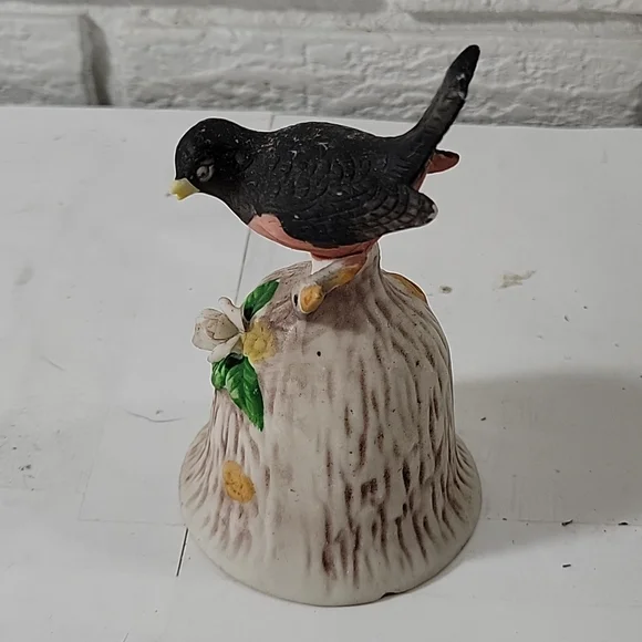 Vintage Bird on a Bell -- ITEM #519 - Picture 2 of 5